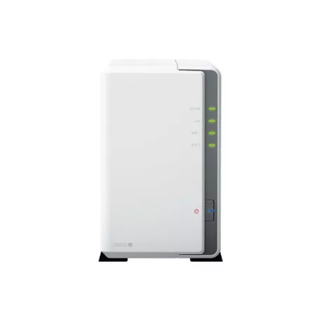 SYNOLOGY NAS 2 fiókos DS223j Realtek RTD1619B 4x1,7GHz, 1GB DDR4, 1x1GbE, 2xUSB3.2Gen1