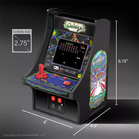 MY ARCADE Játékkonzol Galaga Micro Player Retro Arcade 6.75" Hordozható, DGUNL-3222