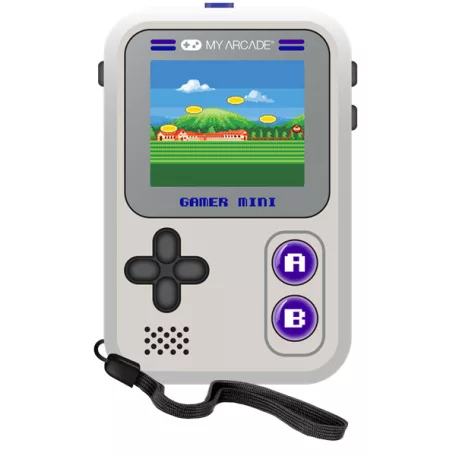 MY ARCADE Játékkonzol Gamer Mini Classic 160in1 Szürke & Lila Hordozható, DGUN-3924