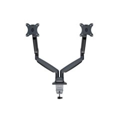   MULTIBRACKETS 2 karos asztali konzol, M Deskmount Gas Spring Dual Black (15-30", max.VESA: 100x100 mm, 9 kg)