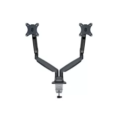   MULTIBRACKETS 2 karos asztali konzol, M Deskmount Gas Spring Dual Black (15-30", max.VESA: 100x100 mm, 9 kg)