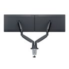 MULTIBRACKETS 2 karos asztali konzol, M Deskmount Gas Spring Dual Black (15-30", max.VESA: 100x100 mm, 9 kg)