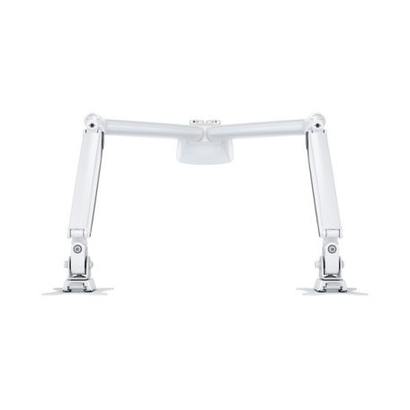 MULTIBRACKETS 2 karos asztali konzol, M Deskmount Gas Spring Dual White (15-27", max.VESA: 100x100 mm, 9 kg)