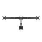 MULTIBRACKETS Asztali konzol (3 képernyős rögzítőkar), M VESA Desktopmount Triple Desk Clamp 15-24" (max.VESA:100x100mm)