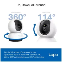   TP-LINK Wireless Kamera Cloud beltéri éjjellátó, TAPO C220