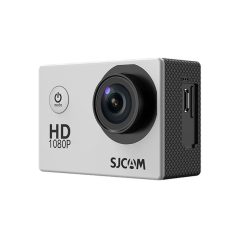   SJCAM Action Camera SJ4000, Silver, vízálló tokkal, LCD kijelző, 2,0 képátmérő, 12 MP, lassítás, időzítő, 1080P, H.264