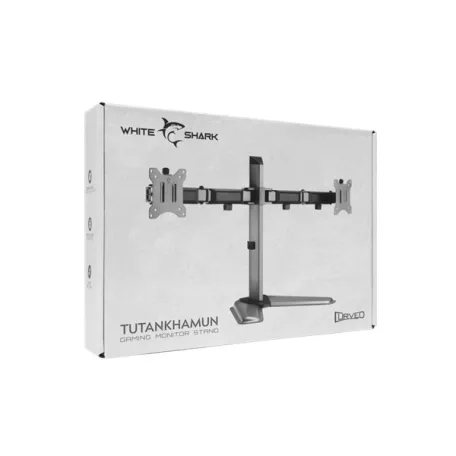WHITE SHARK TUTANKHAMUN GMS-3206 asztali monitor tartó (dupla), 17"- 32" (43 cm - 81cm)