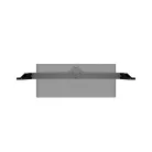 MULTIBRACKETS Forgatható asztali állvány, M VESA Tablestand Turn X-Large MAX 800x400 Black (60-75", 50 kg)
