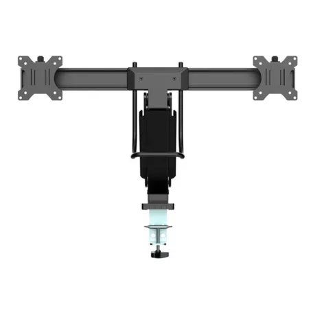 MULTIBRACKETS Asztali konzol (2 képernyős), M Deskmount Slim Basic Dual (17-27", max.VESA: 200x200 mm, 6 kg)