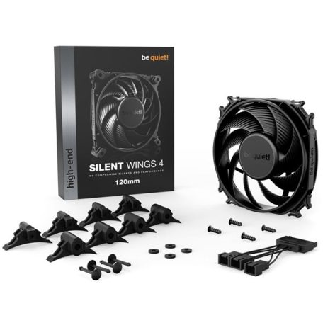BE QUIET! Rendszerhűtő ventilátor Silent Wings 4, 12cm