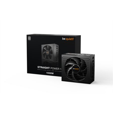 BE QUIET! Tápegység Straight Power 12 1000W, 13.5cm, 80+ Titanium Moduláris, Aktív PFC