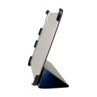 Tactical Book Tri Fold Case for Samsung X200/X205 Galaxy Tab A8 10.5 Blue