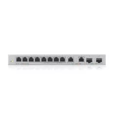   ZYXEL Switch 8x1000Mbps + 2x2500Mbps + 2xSFP+ Nem Menedzselhető, XGS1010-12-ZZ0102F