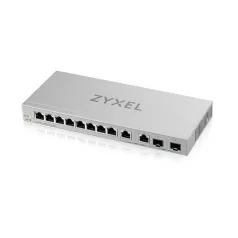   ZYXEL Switch 8x1000Mbps + 2x2500Mbps + 2xSFP+ Web Menedzselhető, XGS1210-12-ZZ0102F