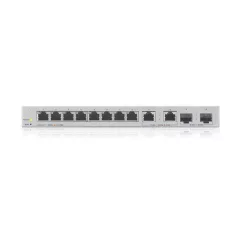  ZYXEL Switch 8x1000Mbps + 2x2500Mbps + 2xSFP+ Web Menedzselhető, XGS1210-12-ZZ0102F
