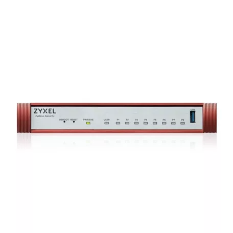 ZYXEL Tűzfal 8x1-GbE port + 1xUSB 3.0 + 1xkonzol port, USGFLEX100H-EU0101F