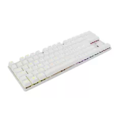   WHITE SHARK WS GK-2106W/R-US COMMANDOS fehér mechanikus angol (red switch) gamer billentyűzet
