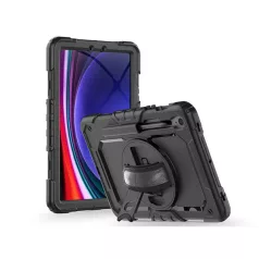   Tech-Protect Solid ütésálló tok Galaxy Tab S9 FE/S10 FE/S10 LITE 10.9 kijelzővédővel - fekete - ECO