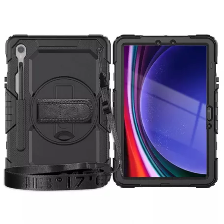 Tech-Protect Solid ütésálló tok Galaxy Tab S9 FE/S10 FE/S10 LITE 10.9 kijelzővédővel - fekete - ECO
