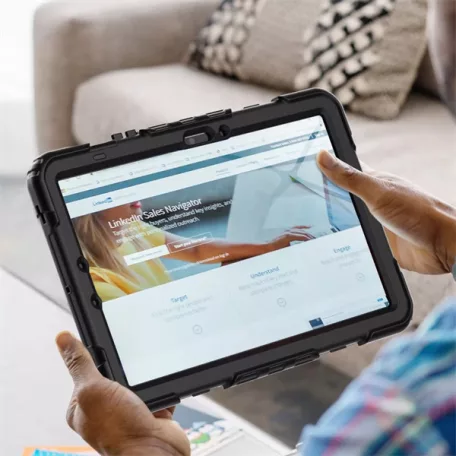 Tech-Protect Solid ütésálló tok Galaxy Tab S9 FE/S10 FE/S10 LITE 10.9 kijelzővédővel - fekete - ECO