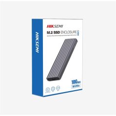   HIKSEMI Külső Ház M.2 SSD NVMe Alumínium ház, USB 3.2/Type-C (10Gbps), Szürke (HIKVISION)