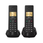 GIGASET DECT telefon, PURE 200 Duo, fekete