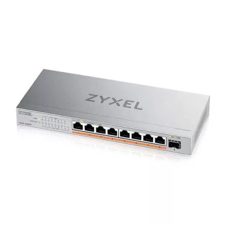 ZYXEL Switch 8x2500Mbps + 1xSFP+  Fémházas Asztali, XMG-108-ZZ0101F
