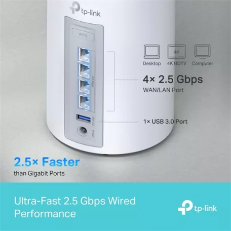 TP-LINK Wireless Mesh Networking system BE9300 Wi-Fi 7 DECO BE65(3-PACK)