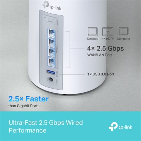 TP-LINK Wireless Mesh Networking system BE9300 Wi-Fi 7 DECO BE65(2-PACK)