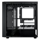 COOLER MASTER Ház ATX MasterBox 600, Tápegység nélkül, Üvegfalú, fekete
