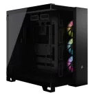 CORSAIR Ház ATX iCUE LINK 6500X RGB, Tápegység nélkül, Edzett Üveg, fekete