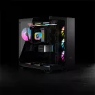 CORSAIR Ház ATX iCUE LINK 6500X RGB, Tápegység nélkül, Edzett Üveg, fekete
