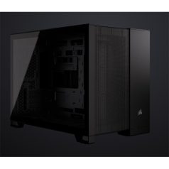   CORSAIR Ház Micro-ATX 2500D AIRFLOW, Tápegység nélkül, Edzett Üveg, fekete