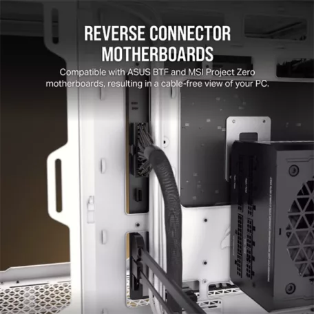 CORSAIR Ház Micro-ATX 2500D AIRFLOW, Tápegység nélkül, Edzett Üveg, fekete