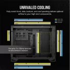 CORSAIR Ház Micro-ATX 2500D AIRFLOW, Tápegység nélkül, Edzett Üveg, fekete