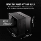 CORSAIR Ház Micro-ATX 2500D AIRFLOW, Tápegység nélkül, Edzett Üveg, fekete