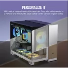 CORSAIR Ház Micro-ATX 2500D AIRFLOW, Tápegység nélkül, Edzett Üveg, fekete