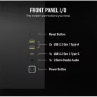 CORSAIR Ház Micro-ATX 2500D AIRFLOW, Tápegység nélkül, Edzett Üveg, fekete