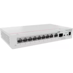  Huawei eKit Switch 8x1000Mbps (124W POE+) + 1x1000Mbps Uplink + 1x1GE (SFP), Nem menedzselhető, Asztali - S110-8P2ST