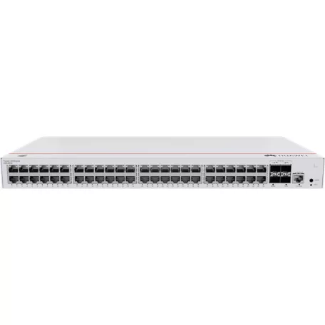Huawei eKit Switch 48x1000Mbps + 4x10GE SFP+ + 1konzol port, Layer2 managed, Rackes - S220-48T4X