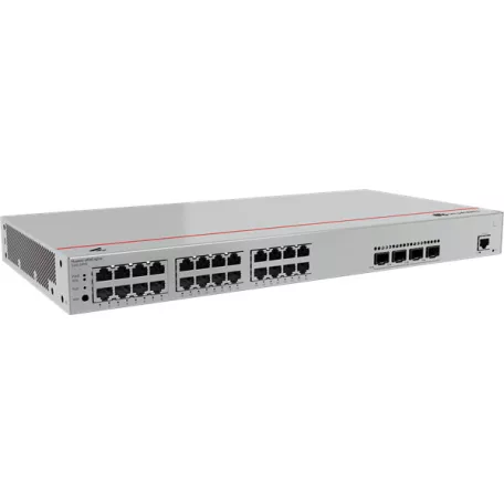 Huawei eKit Switch 24x1000Mbps (400W POE+) + 4x1GE (SFP) + 1konzol port, iStack, Layer2+ managed Rackes - S310-24P4S