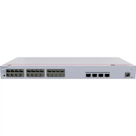 Huawei eKit Switch 24x1000Mbps (400W POE+) + 4x10GE (SFP+) + 1konzol port, iStack, Layer2+ managed, Rackes - S310-24P4X
