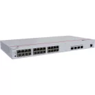 Huawei eKit Switch 24x1000Mbps (400W POE+) + 4x10GE (SFP+) + 1konzol port, iStack, Layer2+ managed, Rackes - S310-24P4X