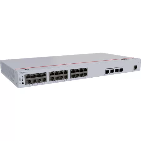 Huawei eKit Switch 24x1000Mbps (400W POE+) + 4x10GE (SFP+) + 1konzol port, iStack, Layer2+ managed, Rackes - S310-24P4X