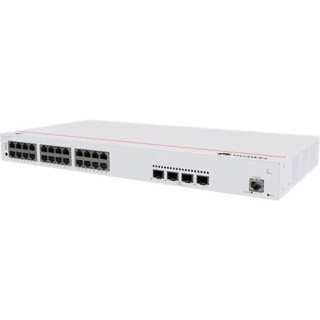 Huawei eKit Switch 24x1000Mbps (400W POE+) + 4x10GE (SFP+) + 1konzol port, iStack, Layer2+ managed, Rackes - S310-24P4X
