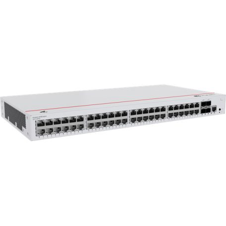 Huawei eKit Switch 48x1000Mbps (380W POE+) + 4x1GE (SFP) + 1konzol port, iStack, Layer2+ managed, Rackes - S310-48P4S