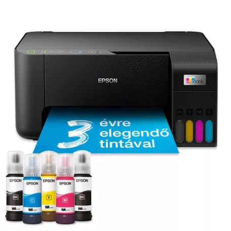 EPSON Tintasugaras nyomtató - EcoTank L3270 (A4, MFP, színes, 5760x1440 DPI, 33 lap/perc, USB/Wifi)