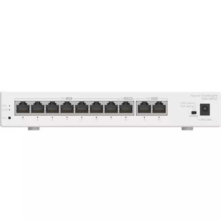 Huawei eKit Engine Gateway 2x1000Mbps (WAN) + 8x1000Mbps (124W POE+),  Asztali - S380-S8P2T