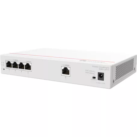 Huawei eKit Engine Gateway 1x1000Mbps (WAN) + 4x1000Mbps (50W POE+ LAN), Asztali - S380-L4P1T
