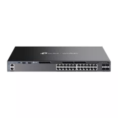   TP-LINK Switch 24x1000Mbps + 4x10Gbps SFP+ +2xUSB + 1xkonzol port + 1xUSB-C Layer3 Menedzselhető Rackes, SG6428X
